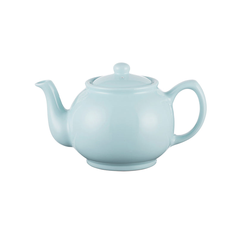 Teekanne pastell blau, 6 Tassen