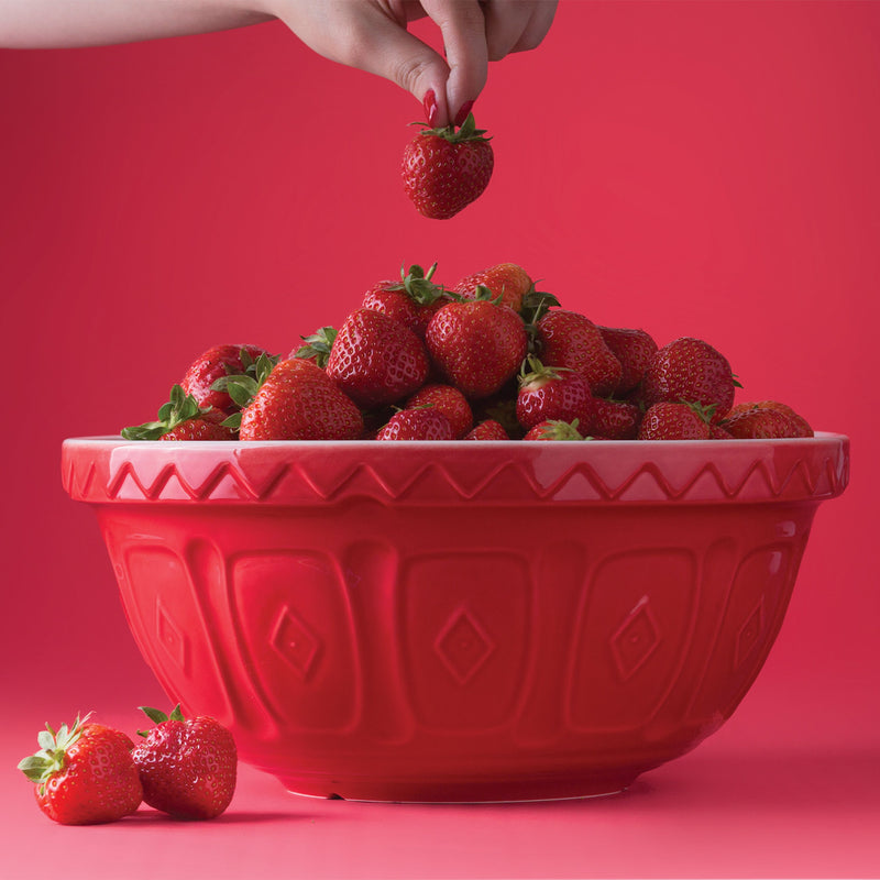Rührschüssel, rot, 2 Liter, Ø 24 cm