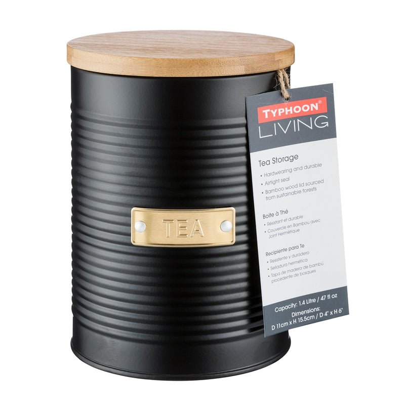 OTTO COLLECTION Vorratsbehälter Tee, schwarz, 1,4 Liter