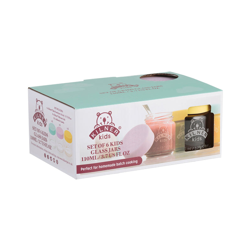 Babygläser, 6 x 110 ml