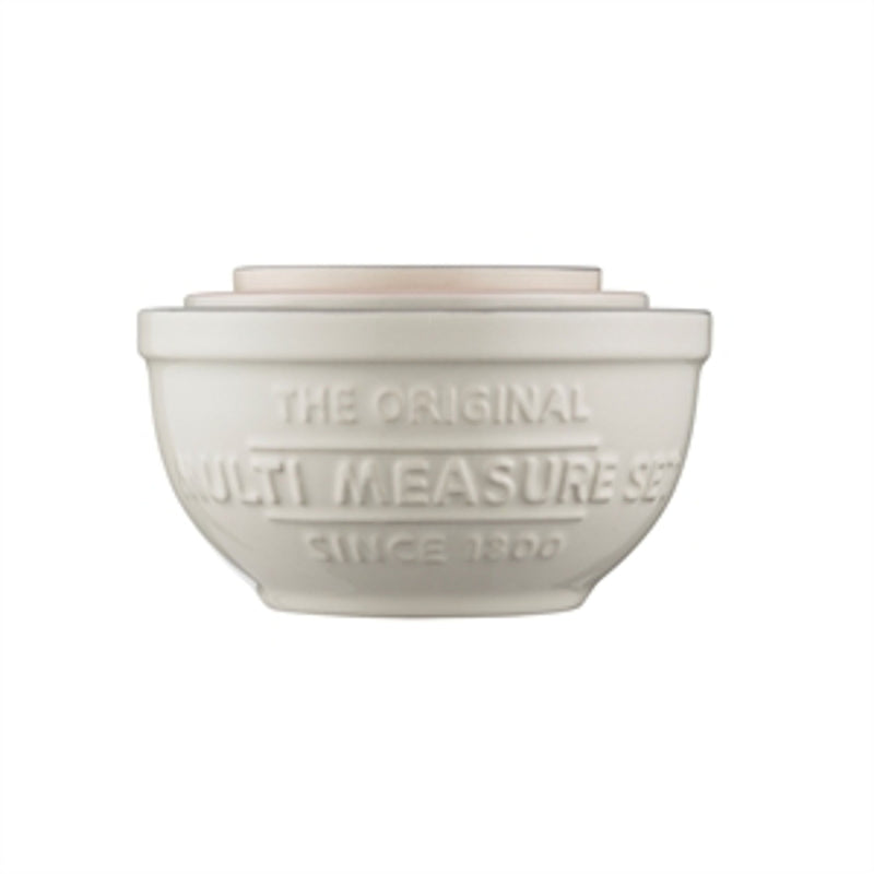 Messbecher-Set, 3-tlg. aus Steingut