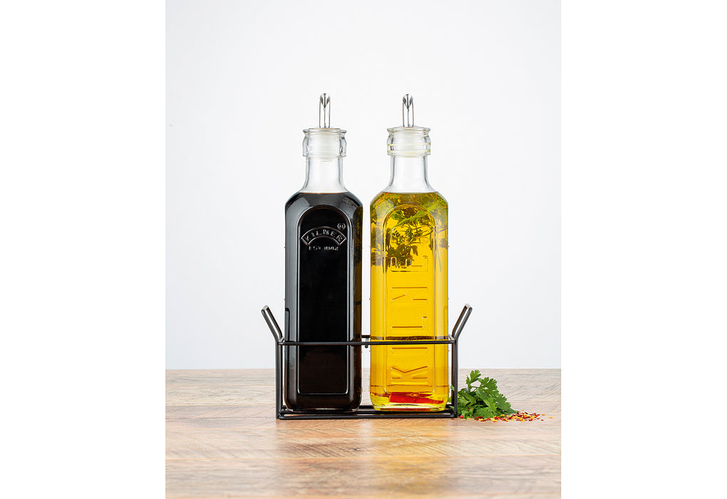 KILNER ÖL- und Essigflasche 2x600ml 2er Set