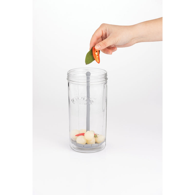 Weithalsglas mit Heber, 1 Liter