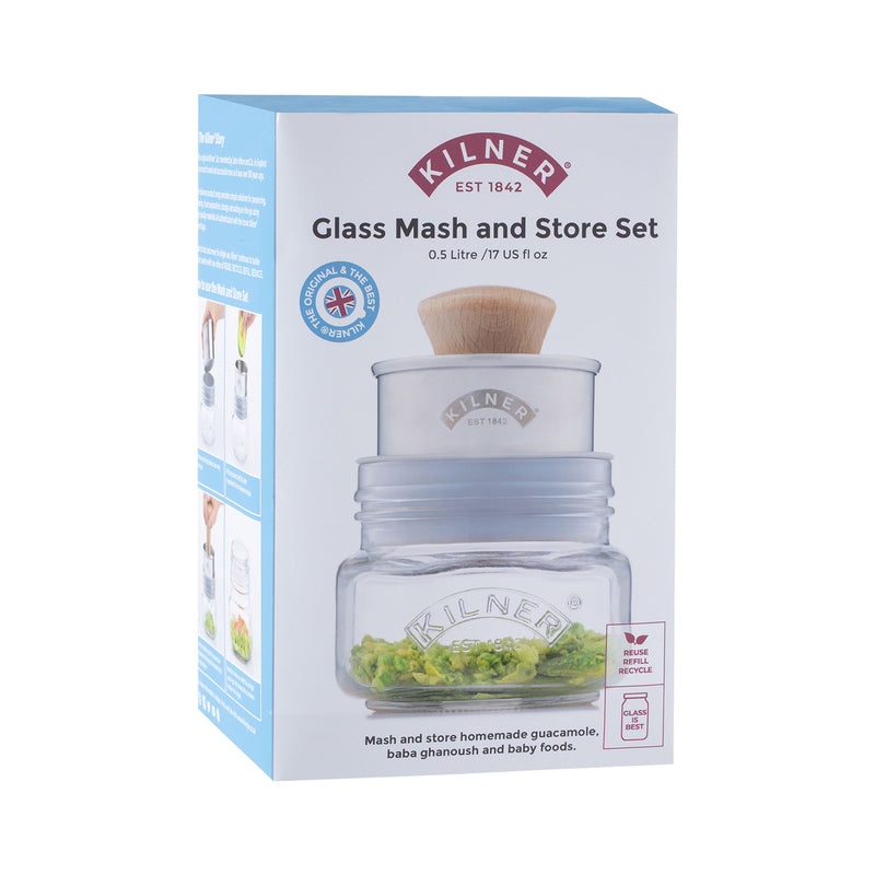 Gucamole-Set mit Glas, 0,5 Liter