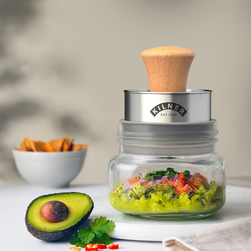 Gucamole-Set mit Glas, 0,5 Liter