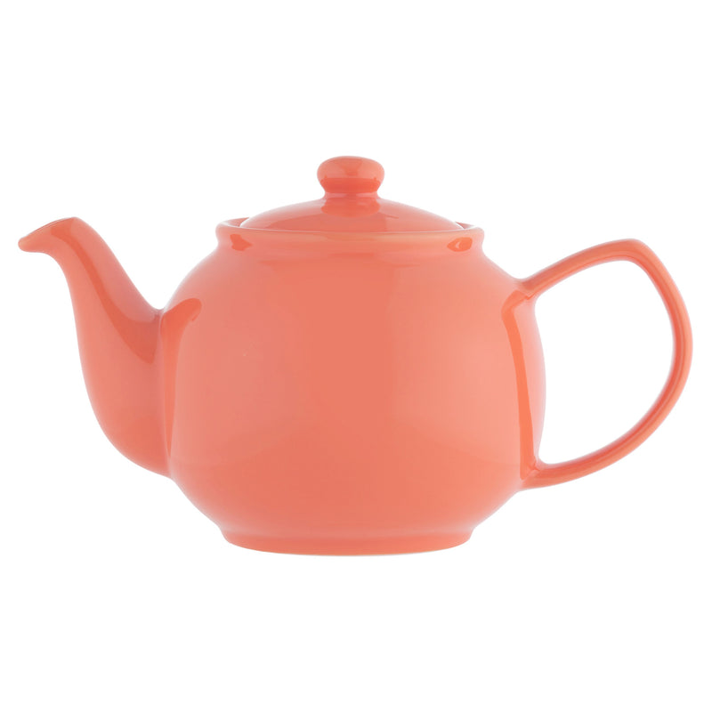 Teekanne, glänzend orange, 6 Tassen