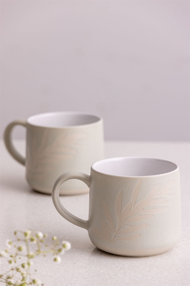 Tasse, Olivenblätter