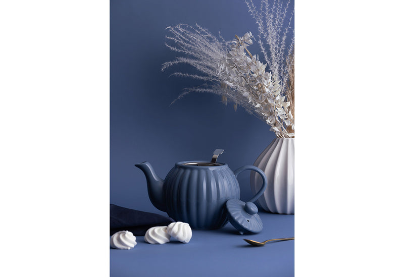 PRICE & KENSINGTON Teekanne Luxe 6 Tassen 1,1l blau