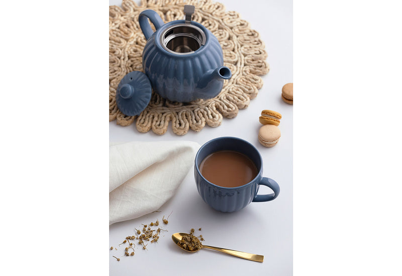 PRICE & KENSINGTON Teekanne Luxe 6 Tassen 1,1l blau