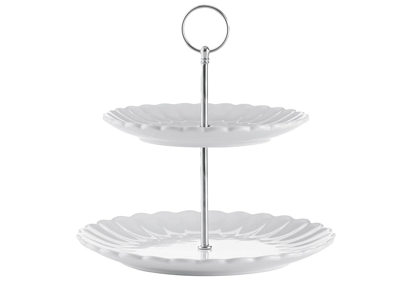 PRICE & KENSINGTON Etagere Luxe 2stufig weiß