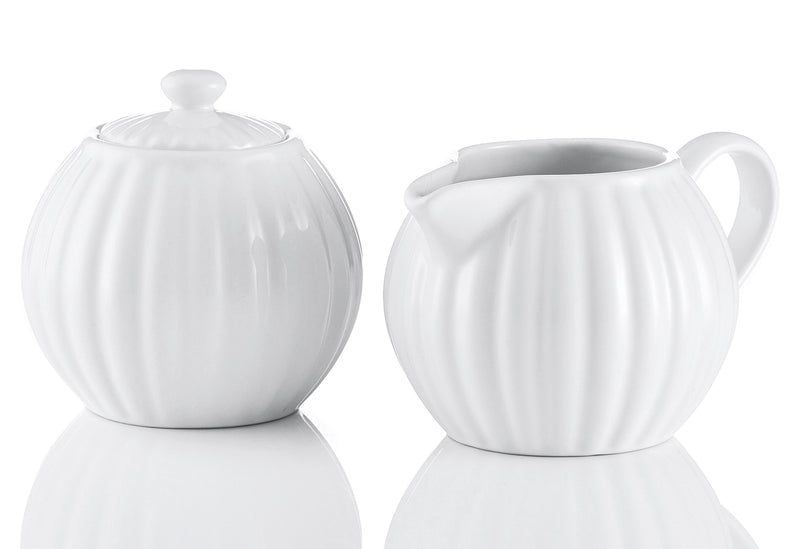 PRICE & KENSINGTON Milch und Zucker-Set Luxe weiß