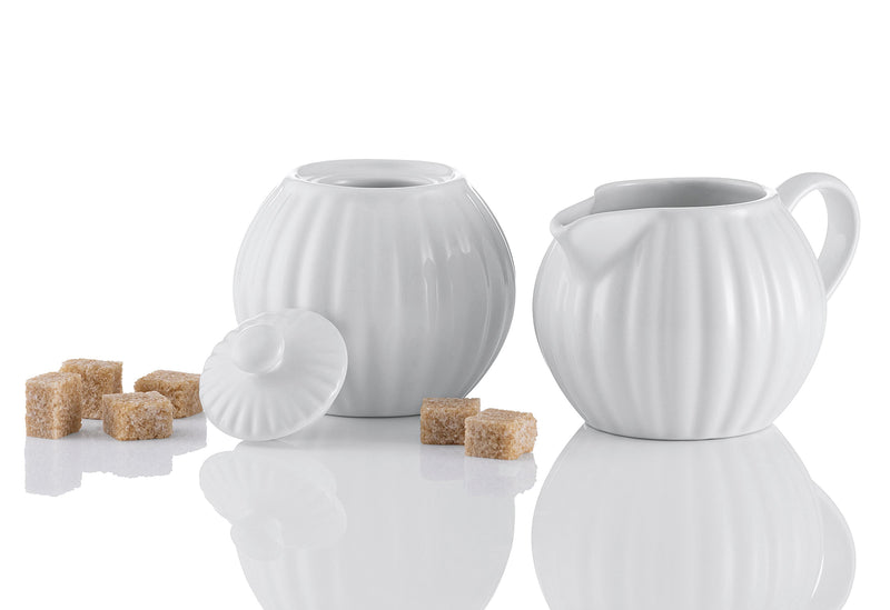 PRICE & KENSINGTON Milch und Zucker-Set Luxe weiß