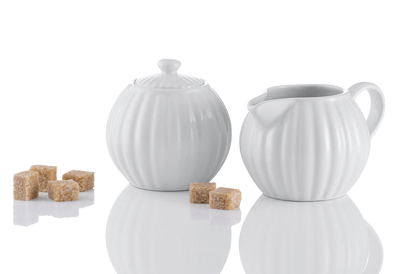 PRICE & KENSINGTON Milch und Zucker-Set Luxe weiß