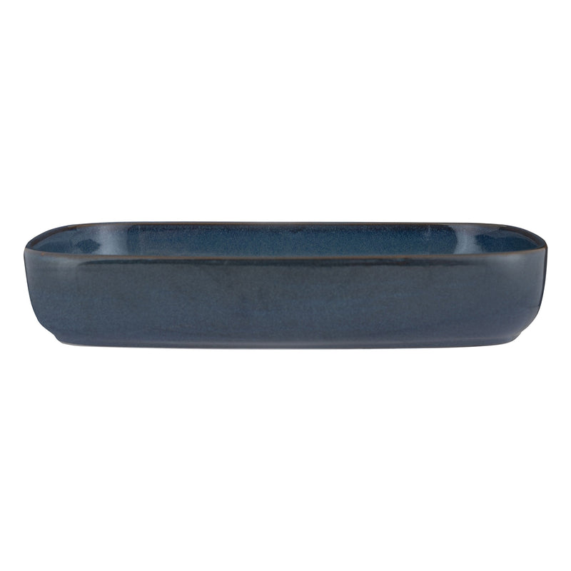 Reaktive Blue, Rechteckige Auflaufform, 2 L