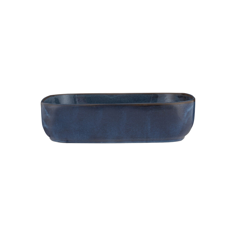 Reaktive Blue, Quadratische Auflaufform, 1,8 L