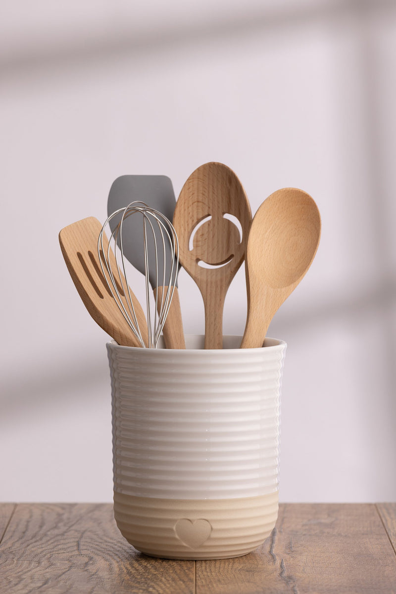 Rustic Charm, Herz Utensilienbehälter