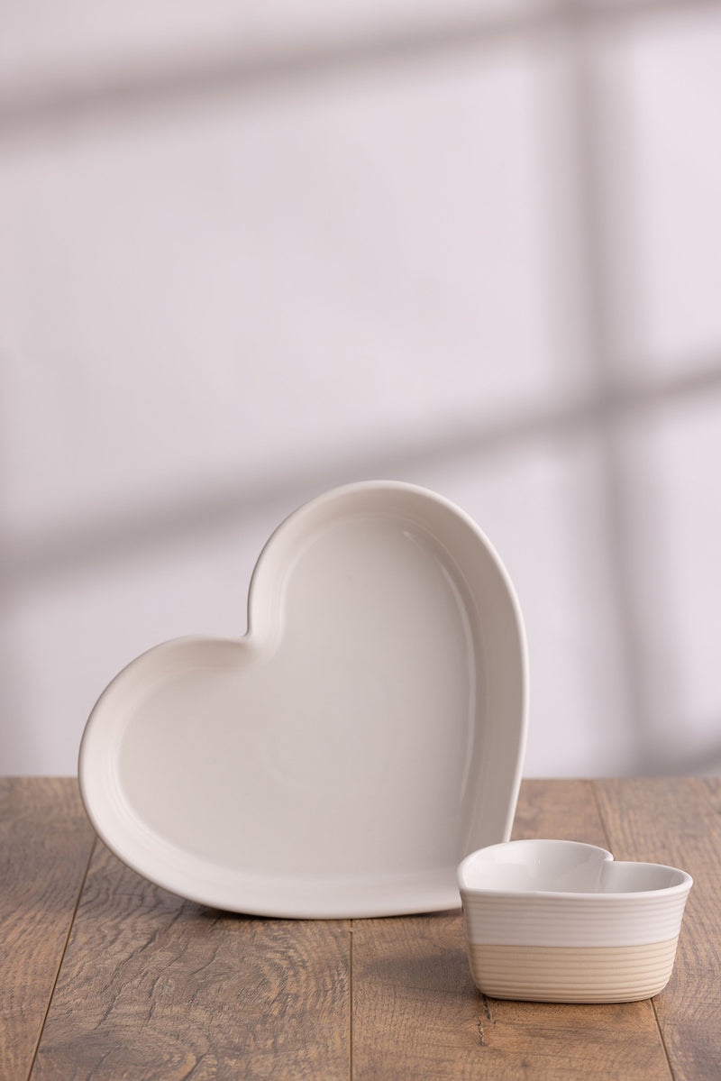 Rustic Charm, Herz  Auflaufform, 14cm