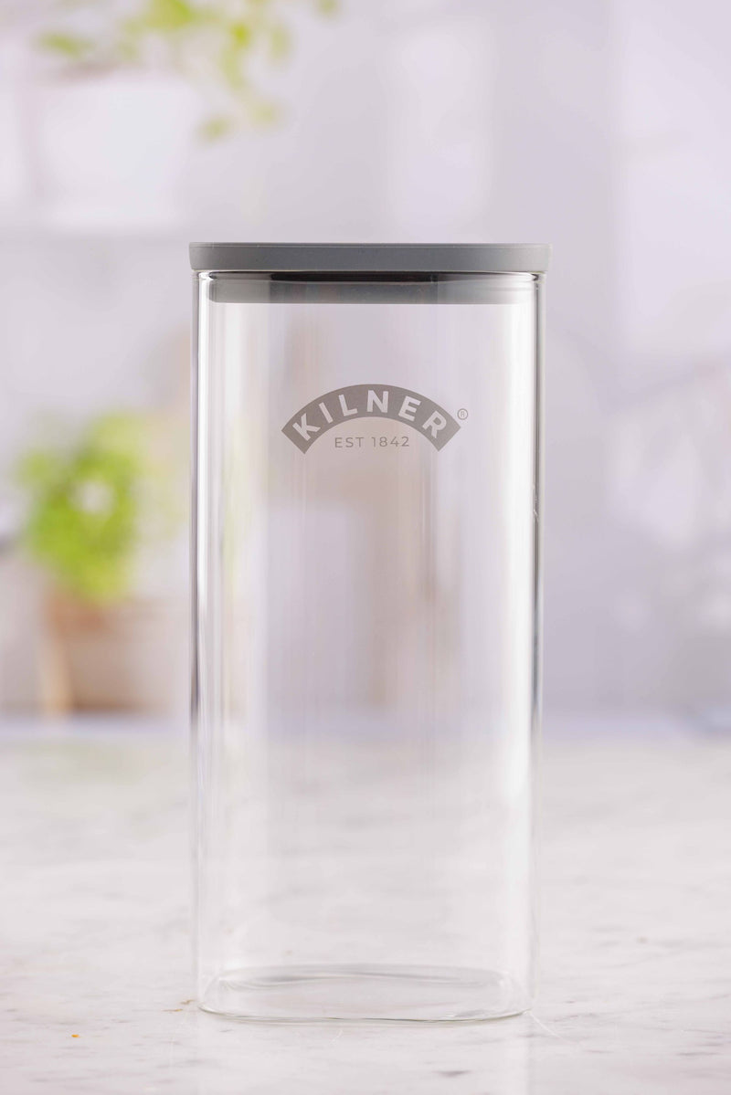 Glas Vorratsbehälter - Quadratisch, 1,5 Liter