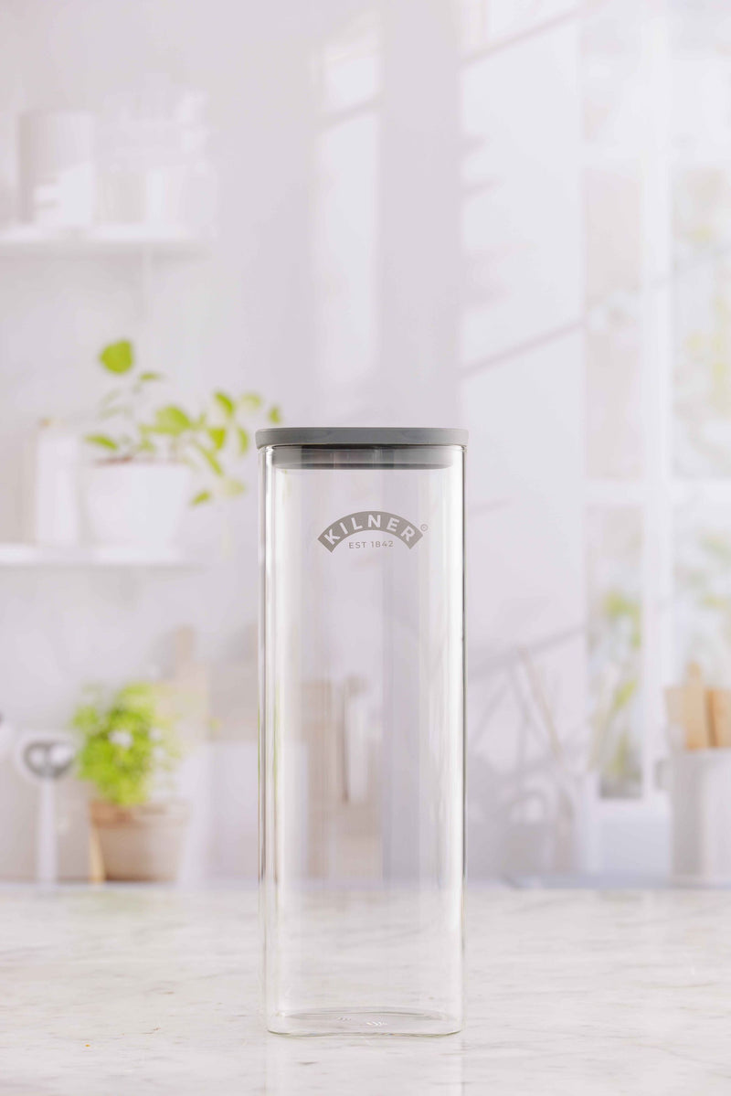 Glas Vorratsbehälter - Quadratisch, 2 Liter