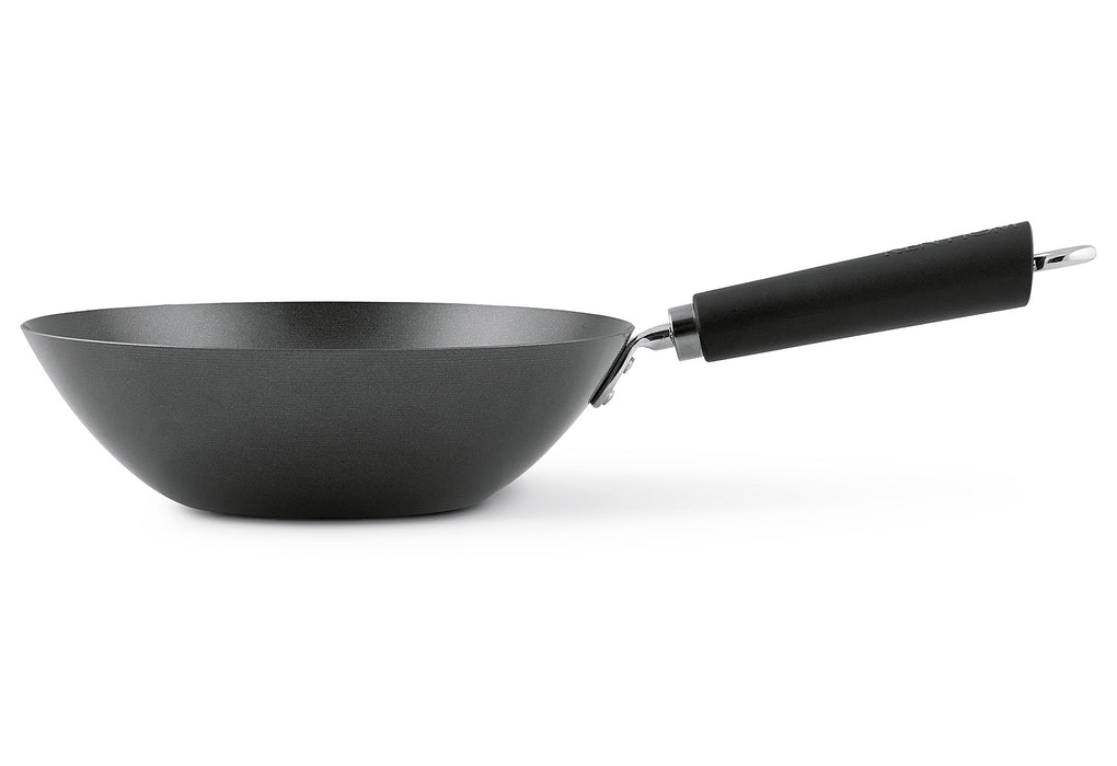 KEN HOM Wokpfanne Ø27cm mit Phenolharz-Griff antihaft Karbonstahl