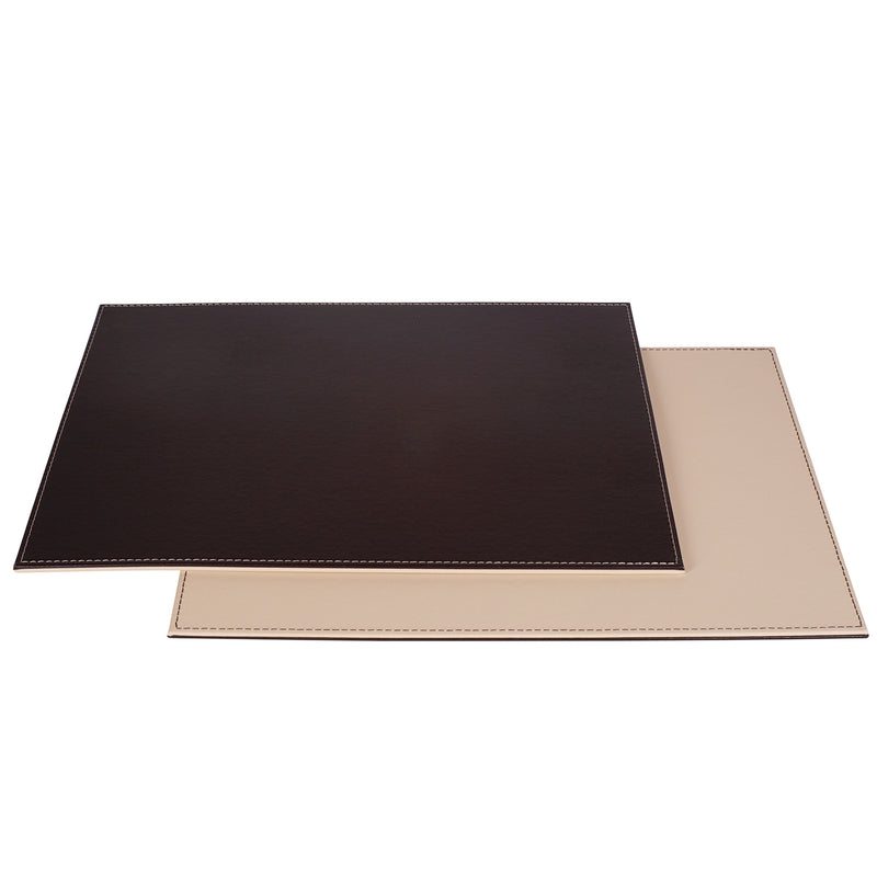 DUO - Platzset rechteckig, Schokobraun/Creme