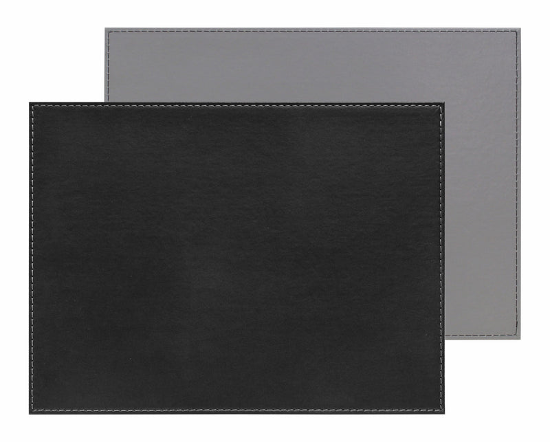 DUO - Platzset rechteckig, Schwarz/Grau