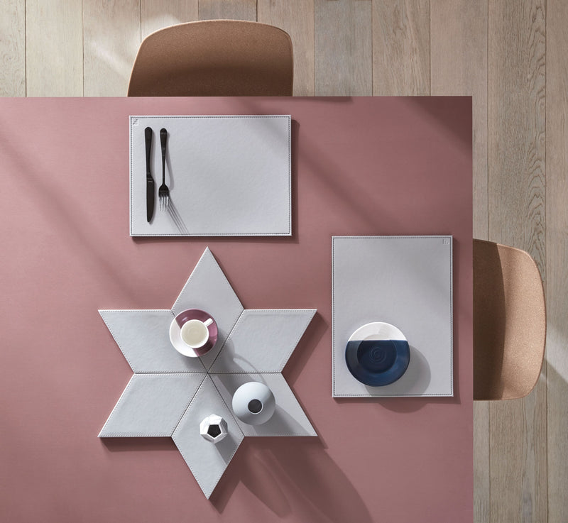 DUO - Platzset rechteckig, Schwarz/Grau