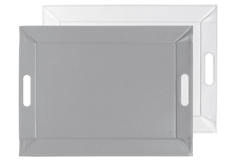 DUO - Wendetablett, Grau/Weiß, groß