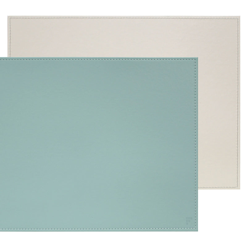DUO - Platzset rechteckig, Mint/Grau