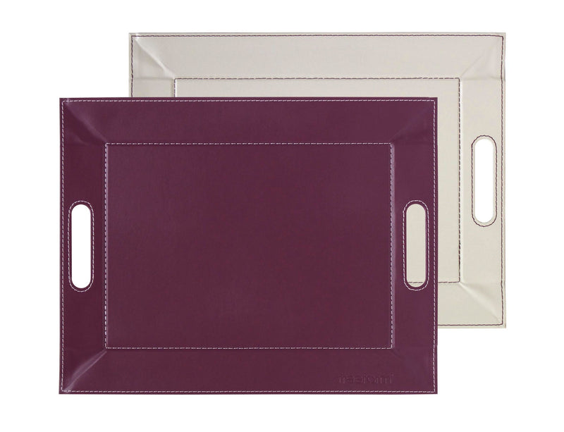 DUO - Wendetablett, Pflaume/Elfenbein, klein