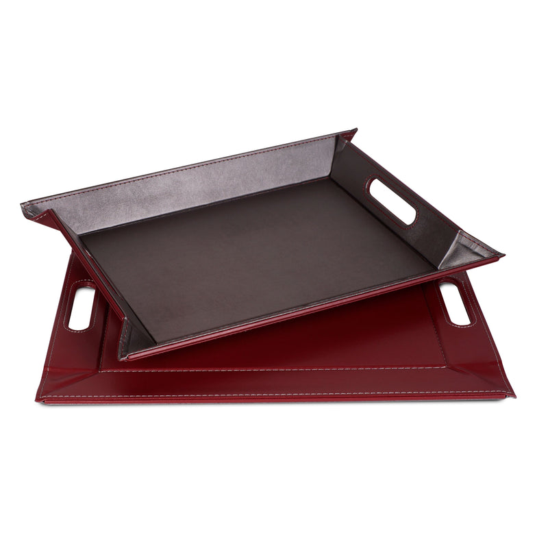 DUO - Wendetablett, Anthrazit metallic/Burgund, klein