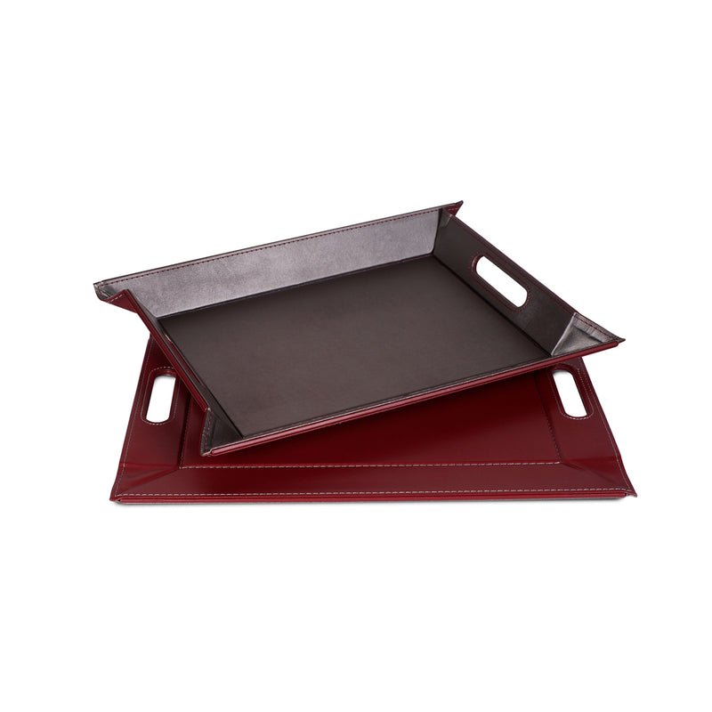 DUO - Wendetablett, Anthrazit metallic/Burgund, klein