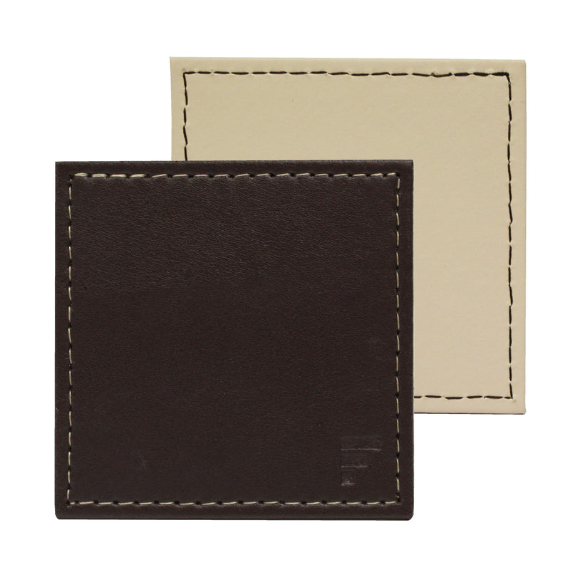 DUO - Untersetzer Schokobraun/Creme, 4er Set