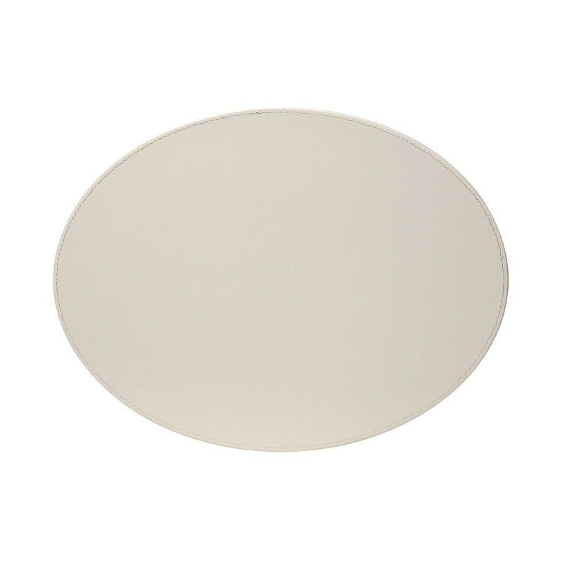 DUO Platzset, Oval, Mint/Elfenbein