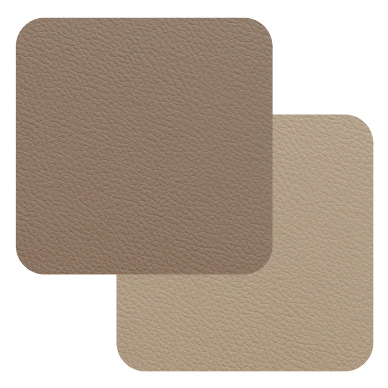 Fleximats Untersetzer, 4er Set, 10x10cm, Taupe/Beige