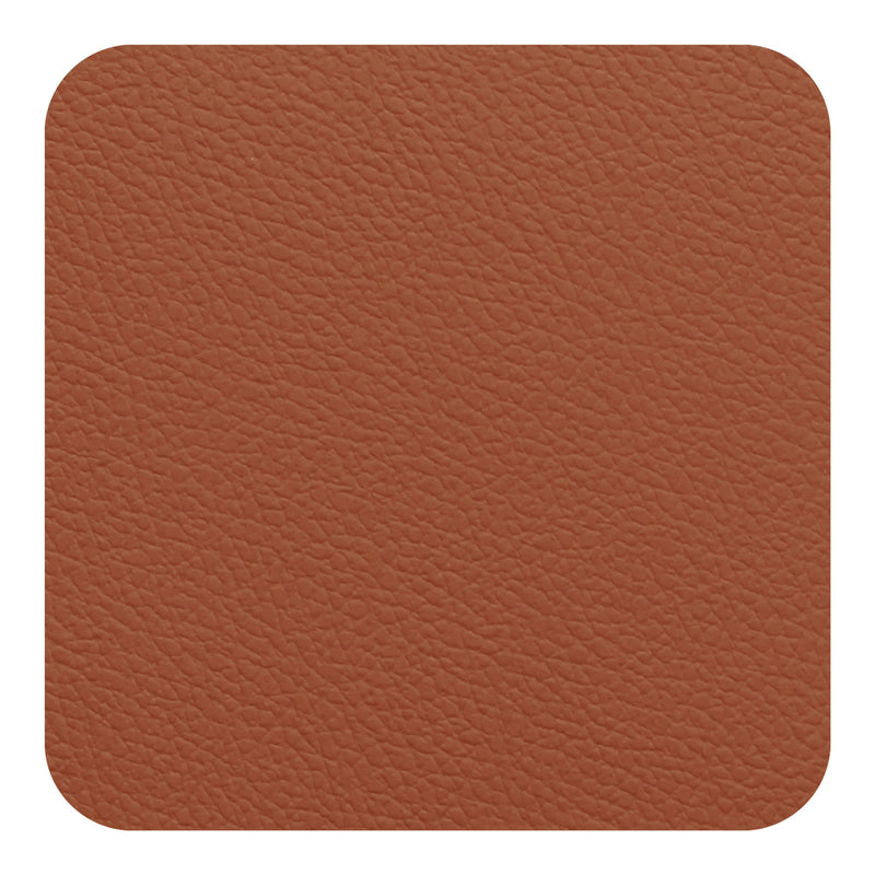 Fleximats Untersetzer, 4er Set, 10x10cm, Cognac/Schwarz