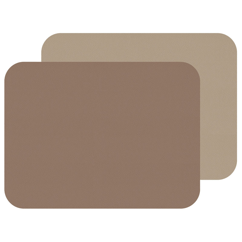 Fleximats Platzsets, 2er Sets, 46x33cm, Taupe/Beige