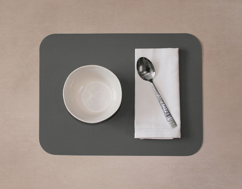 Fleximats Platzsets, 2er Sets, 46x33cm, Hellgrau/Dunkelgrau
