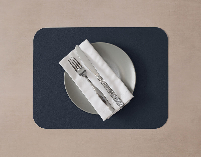 Fleximats Platzsets, 2er Sets, 46x33cm, Navy/Grau