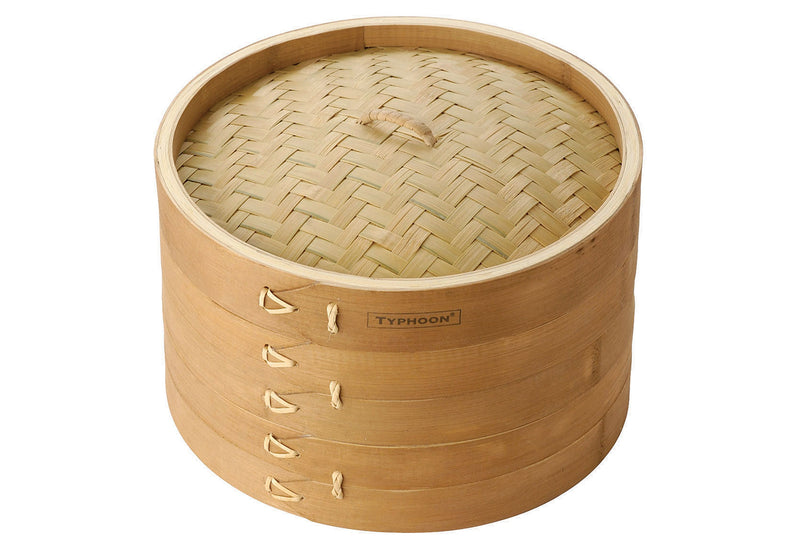 TYPHOON Asia Bambusdämpfer Bambusholz 3teilig