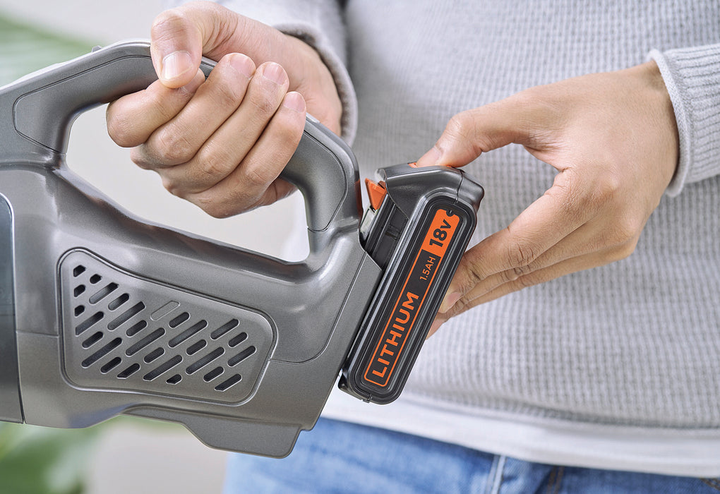 BLACK+DECKER Akku-Stielsauger 18 Volt/1.5Ah Wechselakku