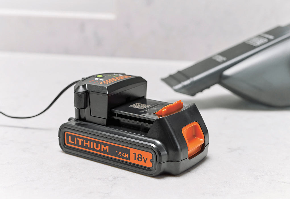 BLACK+DECKER Akku-Stielsauger 18 Volt/1.5Ah Wechselakku