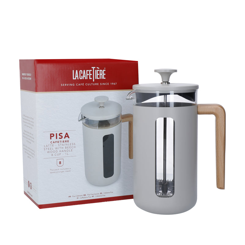 LA CAFETIERE Pisa Kaffeebereiter Edelst. Latte beige1l 83 Ta