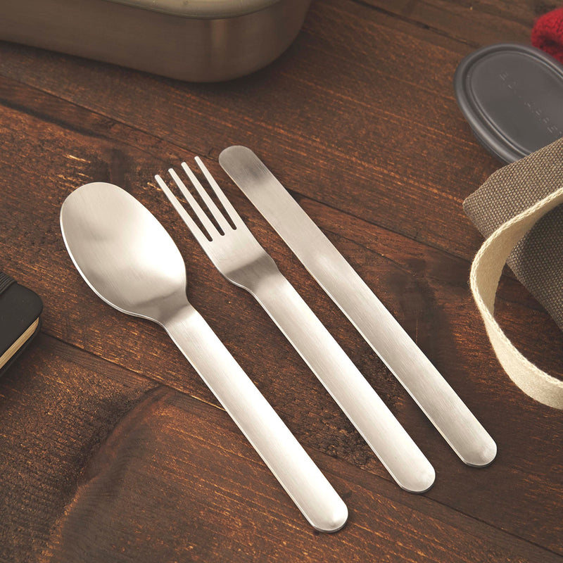 Besteck Set, Edelstahl/Polypropylene, Länge: 20cm
