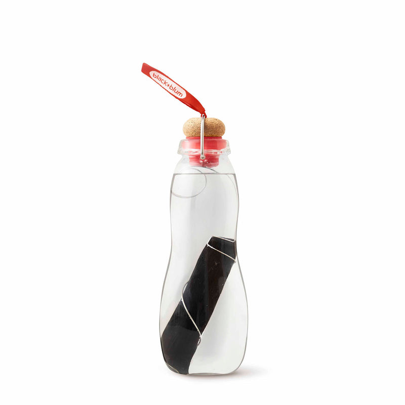 Glasflasche Eau Good, Rot, 650 ml