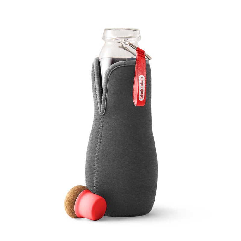 Glasflasche Eau Good, Rot, 650 ml