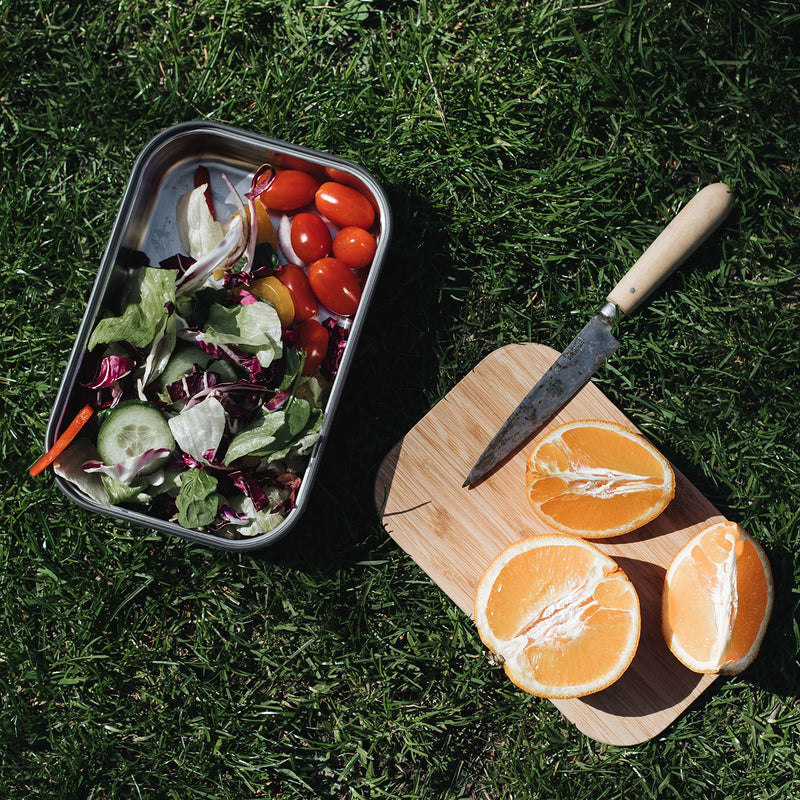 Edelstahl Sandwich Box, klein, Olive, 900 ml