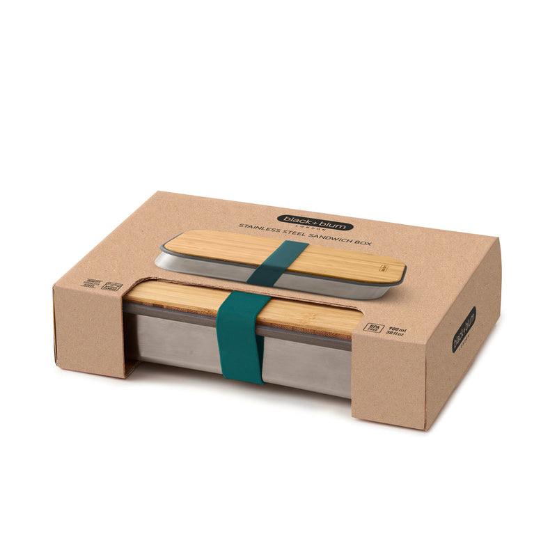 Edelstahl Sandwich Box, klein, Ozean, 900 ml