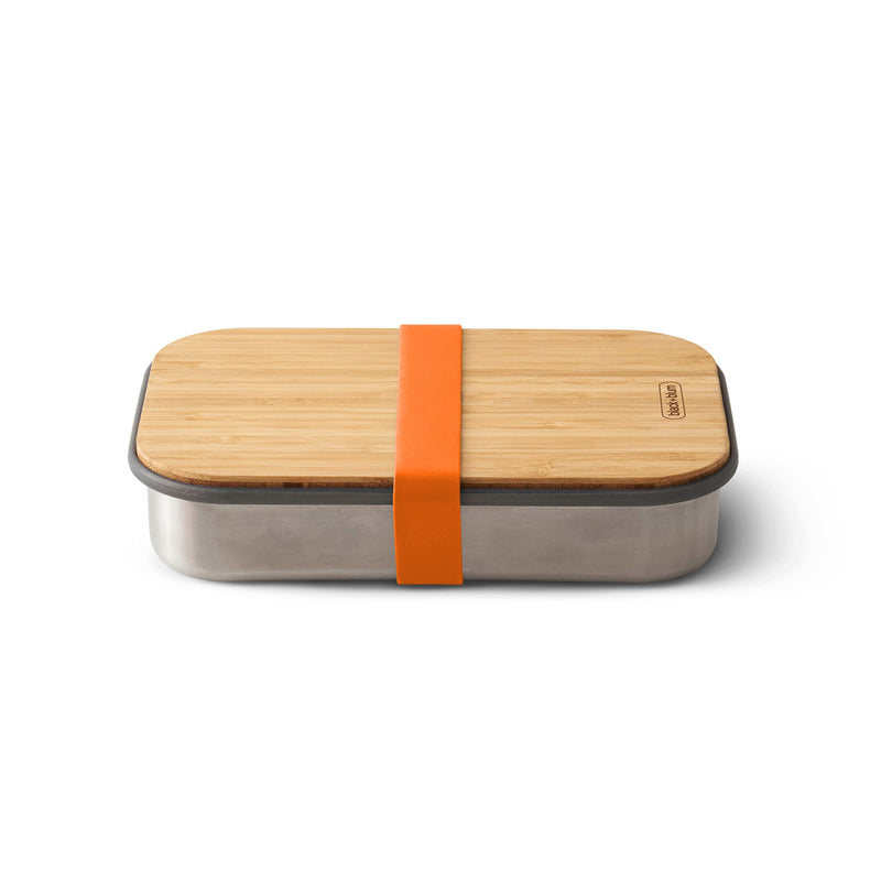 Edelstahl Sandwich Box, klein, Orange, 900 ml