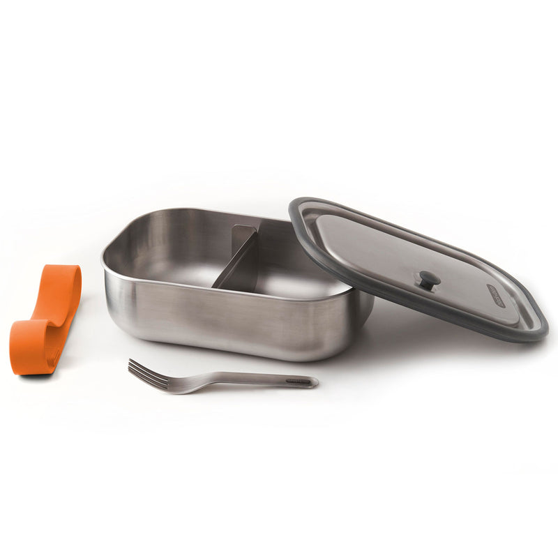 Edelstahl Lunchbox, groß, Orange, 1000 ml